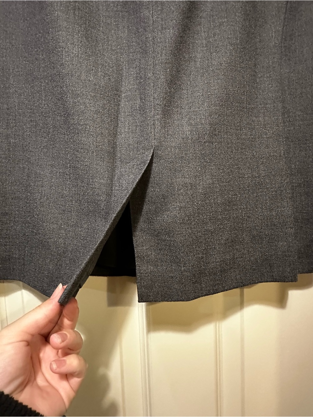 Pure New Wool Vintage Skirt Size 12 - Picture 5 of 7